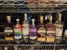 7 Bottles - Revelton Honey, Smirnoff Vanilla, Absolut Original & Wild Berry Vodka 750ml