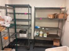 (2 Qty) Commercial Restaurant Shelving Units, All for One Bid, See Images for Sizes & # of Shelves