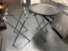 2 Tray Stands, 3 Serving Trays