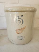 Red Wing Union Stoneware Co. #5 Crock