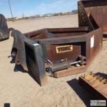 LOADER ATTACHMENT, HYDRAULIC SHEER AND GRAPPLE, TINK "THE CLAW" MODEL 720, QUICK ATTACH