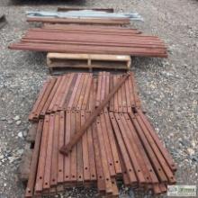 3 PALLETS. MISC STEEL INCL: BAR STOCK, TUBING