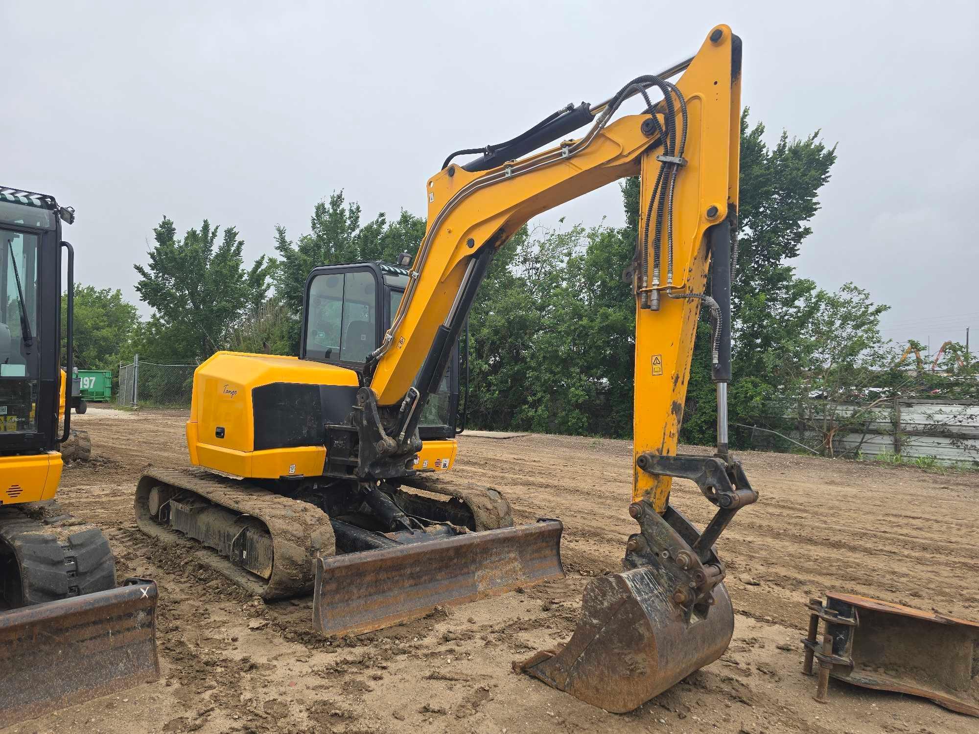 2021 JCB 85Z-2 HYDRAULIC EXCAVATOR SN:2972209 powered by Kohler diesel engine, equipped with Cab,