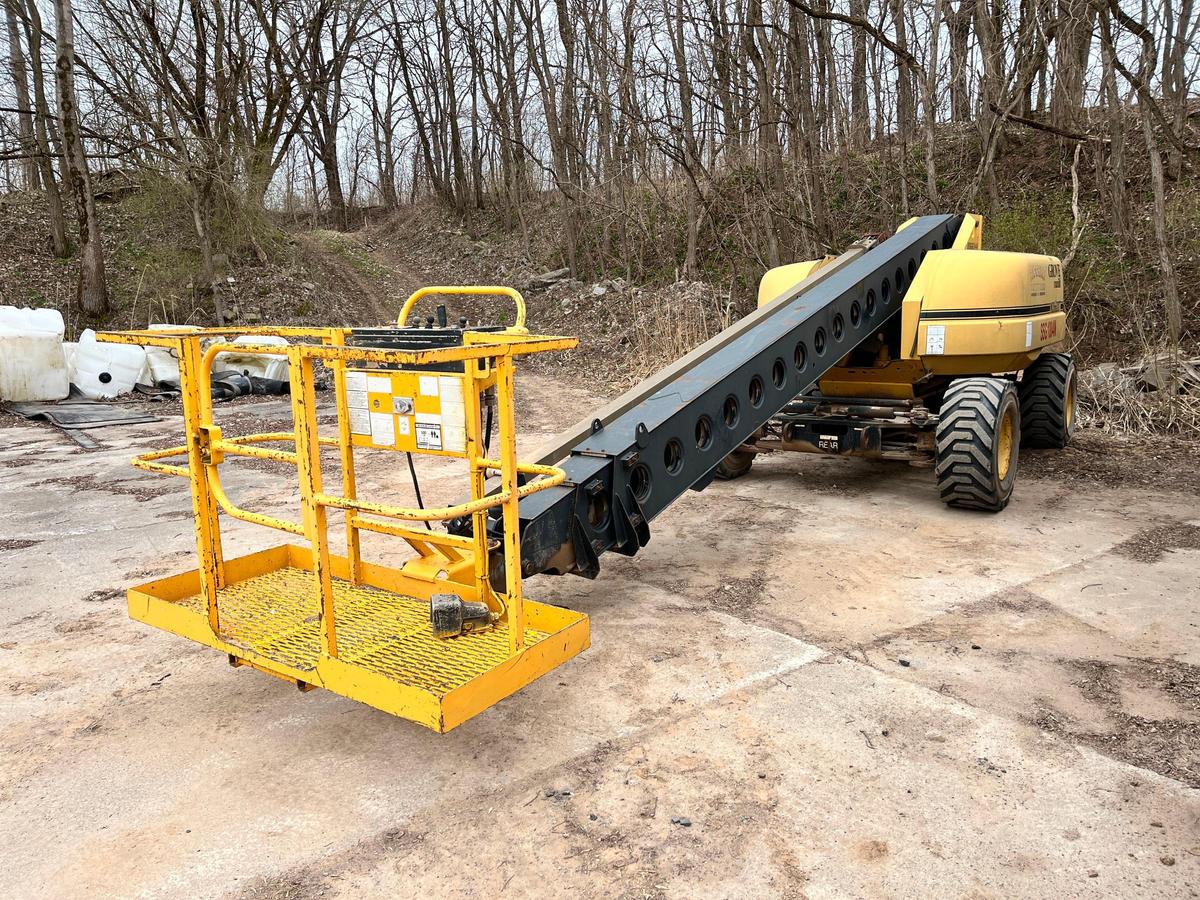 GROVE MZ66DXT BOOM LIFT SN:253158 4x4, powered by 4 cylinder dual fuel engine, equipped with 66ft.