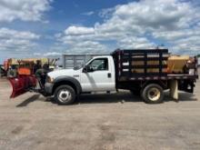 2005 FORD F450 SNOW PLOW TRUCK VN:1FDXF47Y15EA45339 equipped with automatic transmission, 8ft. snow
