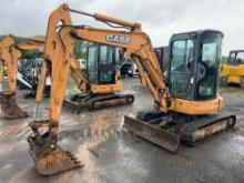 2012 CASE CX36B HYDRAULIC EXCAVATOR SN:NETN66153 powered by Yanmar diesel engine, equipped with Cab,