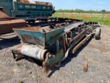 38FT. CONVEYOR CONVEYORS & STACKER trailer mounted..BILL OF SALE ONLY NO TITLE