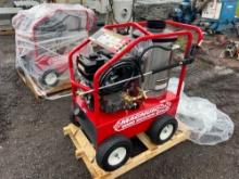 NEW EASY KLEEN MAGNUM GOLD PRESSURE WASHER SN;2414118 powered by gas engine, equipped with 4000PSI,