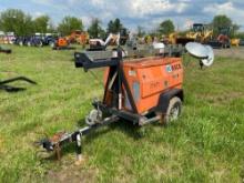 2014 WANCO LIGHT PLANT SN:002096 powered by diesel engine, equipped with 4-1,000 watt lightbulbs,