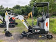 2023 BOBCAT E20 HYDRAULIC EXCAVATOR SN:B5VG11580 powered by diesel engine, equipped with OROPS,