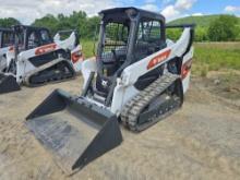 2023 BOBCAT T64 RUBBER TRACKED SKID STEER SN-19418 powered by diesel engine, equipped with rollcage,
