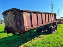 DUNHAM LS23-2623T3F DUMP TRAILER VN:11191-87-2623T3F equipped with steel dump body, spring
