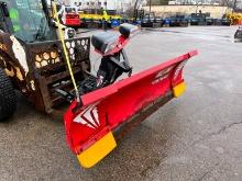 WESTERN 8FT.-10FT. WIDEOUT POWER ANGLE SNOW PLOW, ULTRAMOUNT 2 SNOW EQUIPMENT. Located: 4810 Lilac