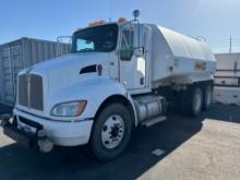 2021 KENWORTH T370 WATER TRUCK VN:M229494 powered by Paccar PX-9 diesel engine, 300hp, equipped with