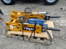 NEW TROJAN HYDRAULIC HAMMER 40mm pins fits to: Cat 303/305.5/304, Case, New Holland, Kobelco SK35,