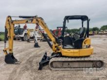 2018 CAT 305E2CR HYDRAULIC EXCAVATOR SN:H5M06753 powered by Cat diesel engine, equipped with OROPS,
