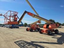 JLG 660SJ BOOM LIFT SN:300157819 4x4, powered by diesel engine, equipped with 66ft. Platform height,