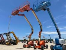 JLG 600AJ BOOM LIFT SN:300132840 4x4, powered by diesel engine, equipped with 60ft. Platform height,