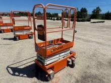 2016 SNORKEL S3008P SCISSOR LIFT SN:S3008P-01-000903 electric powered, equipped with 8ft. Platform
