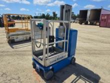 GENIE GR-20 SCISSOR LIFT SN:GR12-22207 electric powered, equipped with 20ft. Platform height, slide