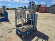 GENIE GR-20 SCISSOR LIFT SN:GR12-22142 electric powered, equipped with 20ft. Platform height, slide
