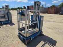 GENIE GR-20 SCISSOR LIFT SN:GR12-22208 electric powered, equipped with 20ft. Platform height, slide