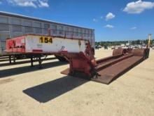 1990 TALBERT T3D-85-HRG-T1 BEAM TRAILER VN:40FWK4937L1008553 equipped with 85 ton capacity, triaxle.