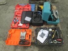 SUPPORT EQUIPMENT SUPPORT EQUIPMENT ASSORTED TOOLS SNAP ON ACT 5500 TESTER, ADT PRESSURE TESTER, KIT