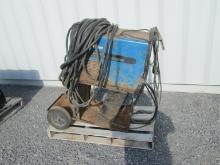 eSUPPORT EQUIPMENT SUPPORT EQUIPMENT MILLER ECONOTIG TIG/STICK WELDER equipped with cables,