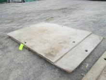 SUPPORT EQUIPMENT SUPPORT EQUIPMENT QTY (2) 6' X 8' X 1'' STREET STEEL PLATE ROAD PLATE