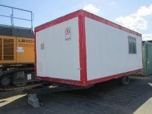 8' X 17' PORTABLE OFFICE TRAILER, BOS only, pas d'immatriculation