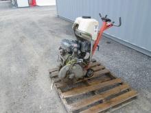 SUPPORT EQUIPMENT HUSQVARNA FS309 FLOOR SAW SN 1399 powered by HONDA engine, equipped with water