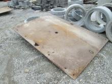 ROAD PLATE SUPPORT EQUIPMENT 5'1/2 X 8' X 3/4'' STREET STEEL PLATE ROAD PLATE