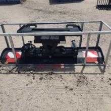 NEW GREATBEAR 86IN. HYDRAULIC SNOW PLOW SKID STEER ATTACHMENT