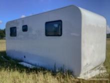 NEW 20FT. PORTABLE OFFICE CONTAINER Details: bathroom and kitchen cabinet w/ basin.... BOS ONLY