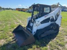 2019 BOBCAT T650 RUBBER TRACKED SKID STEER SN:ALJG31164 powered by diesel engine, equipped with