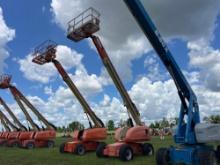 JLG 600S BOOM LIFT SN:300105952 4x4, powered by diesel engine, equipped with 60ft. Platform height,