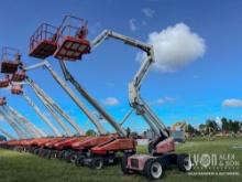 2014 SNORKEL A46JRT BOOM LIFT SN:A46JRT-04-000221 4x4, powered by diesel engine, equipped with 46ft.