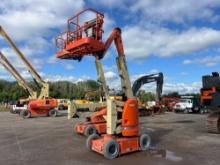 JLG E300AJP ELECTRIC BOOM LIFT electric powered, equipped with 30ft. Platform height, articulating
