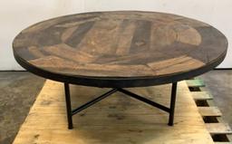Round Metal / Wooden Table