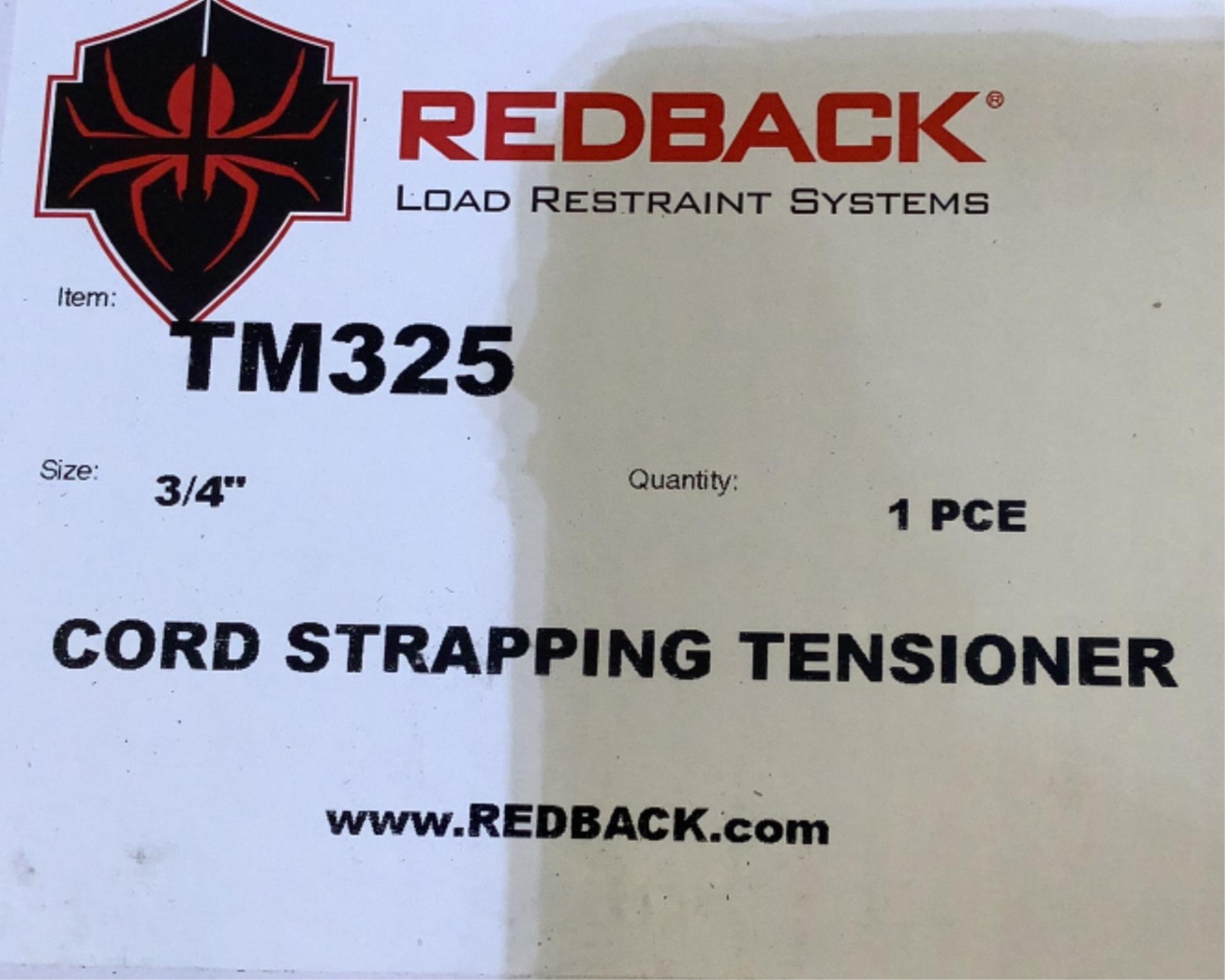 (3) Red Back 3/4" Cord Strapping Tensioners