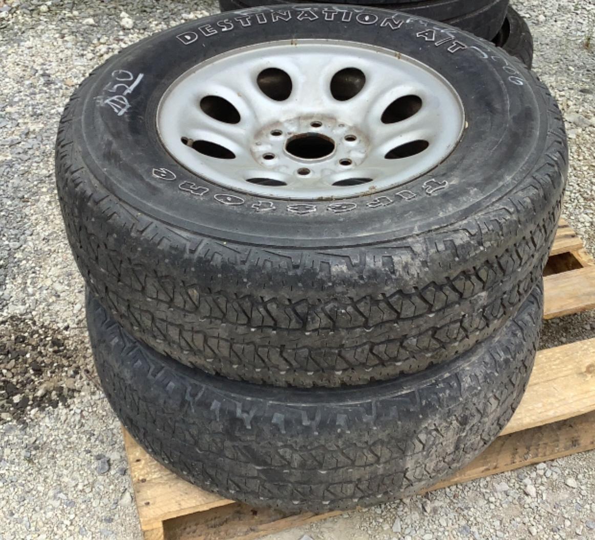 (6) Assorted Tires