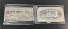 (2) 1oz Silver Bars