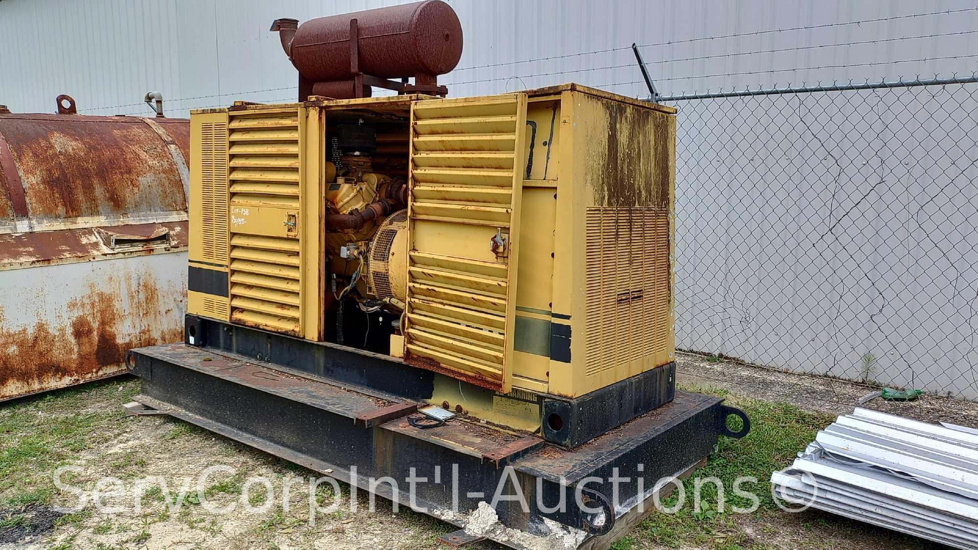 Caterpillar 3208 150-KW 60-Hertz, 3-Phase Diesel Generator, Customer Must Load Themselves (Seller:
