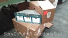 Lot on Pallet of 3 Air King SEV28S2 Sale Sample Stainless 390CFM Blowers