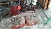 Lot of Outboard Boat Motor-No Information & 2 Johnson Gas Cans