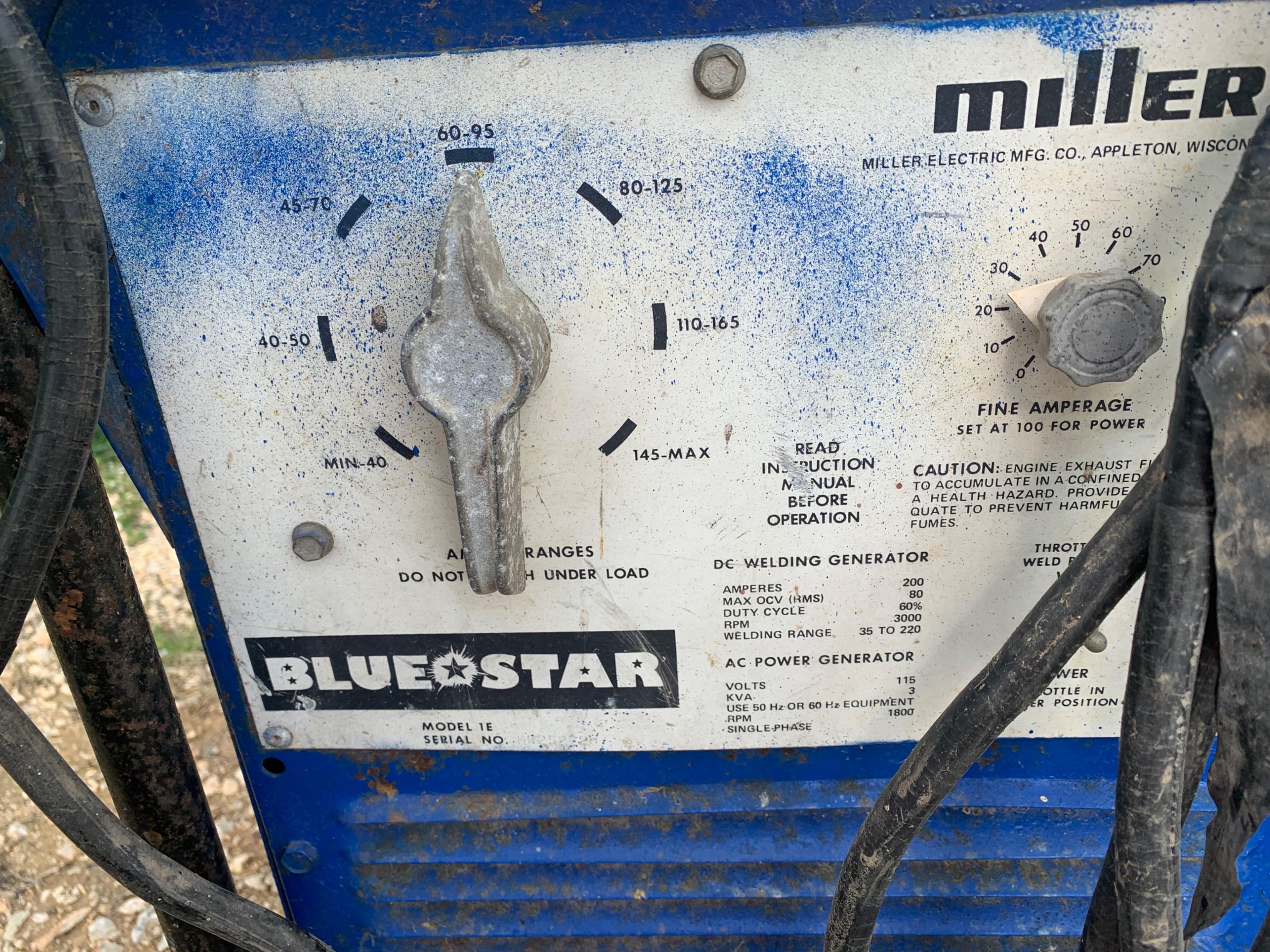 Miller Blue Star Stick Welder