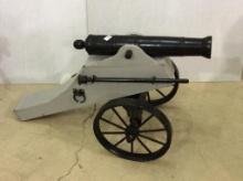 Homemade Cannon on Steel Wheels-Cannon