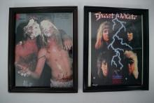 Lot of (2) Great White Picture Framed and Signed