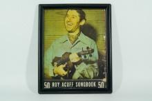 Roy Acuff Signed Songbook (Framed)